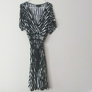 Morgan Mcfeeters Sz 14W Black & White Dress